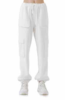 Grey Lab Pocket Loungewear Cotton Joggers