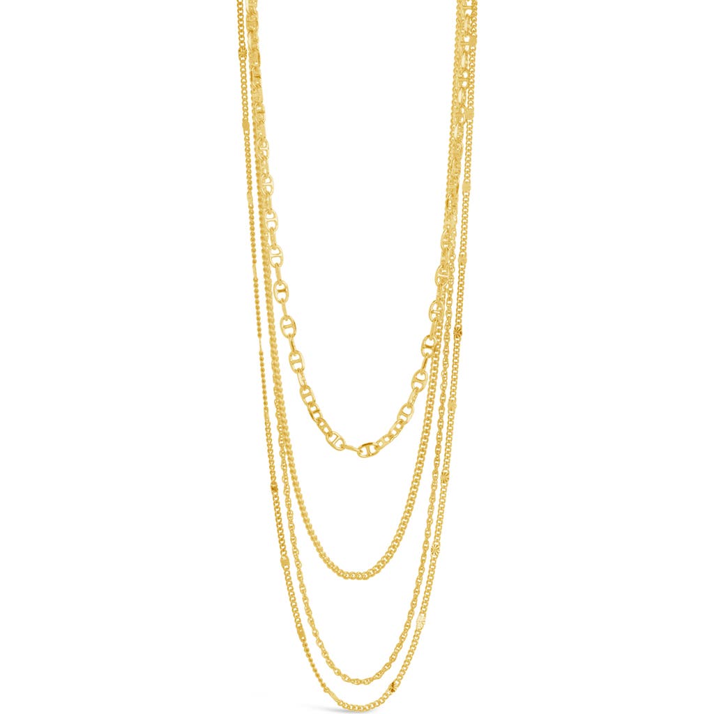 Sterling Forever Lulu Layered Chain Necklace