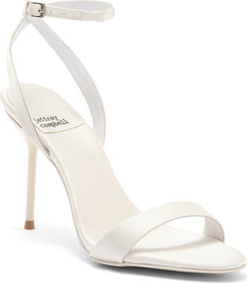 Blossmz Ankle Strap Satin Sandal