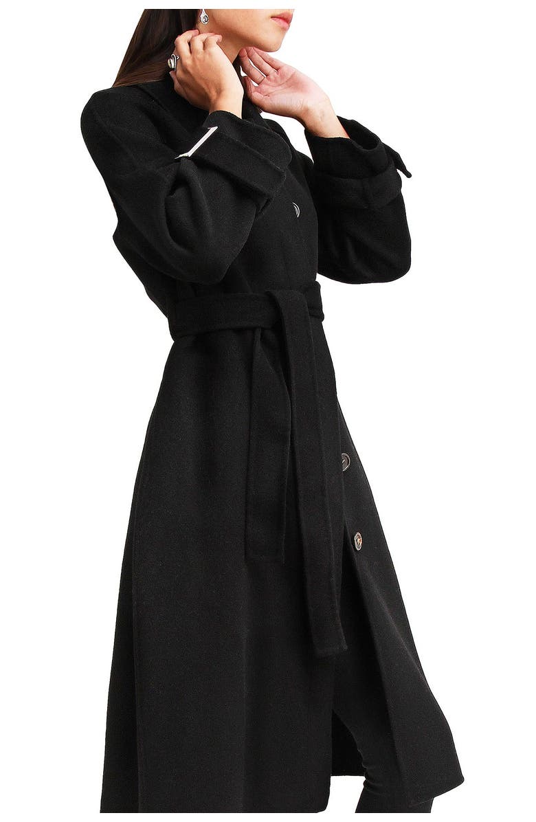 Belle & Bloom Shore To Shore Wool Coat, Alternate, color, Black