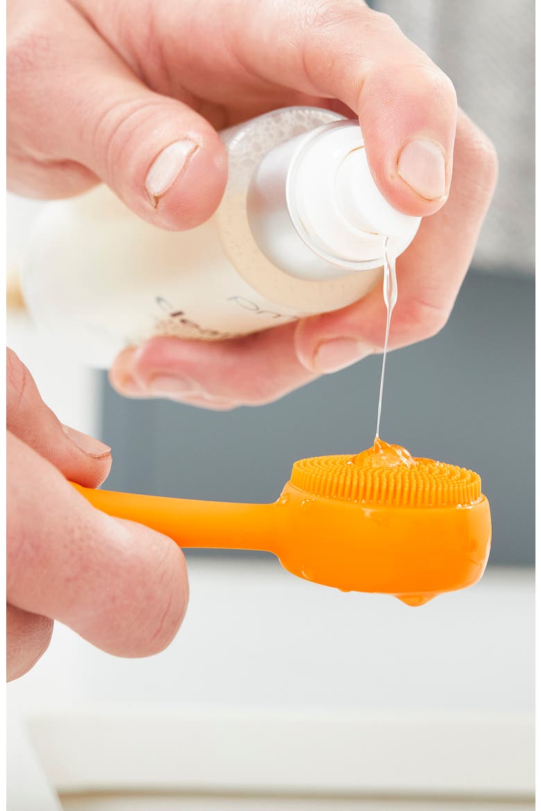 Clean Mini Pink Facial Cleansing Device, Alternate, color, ORANGE