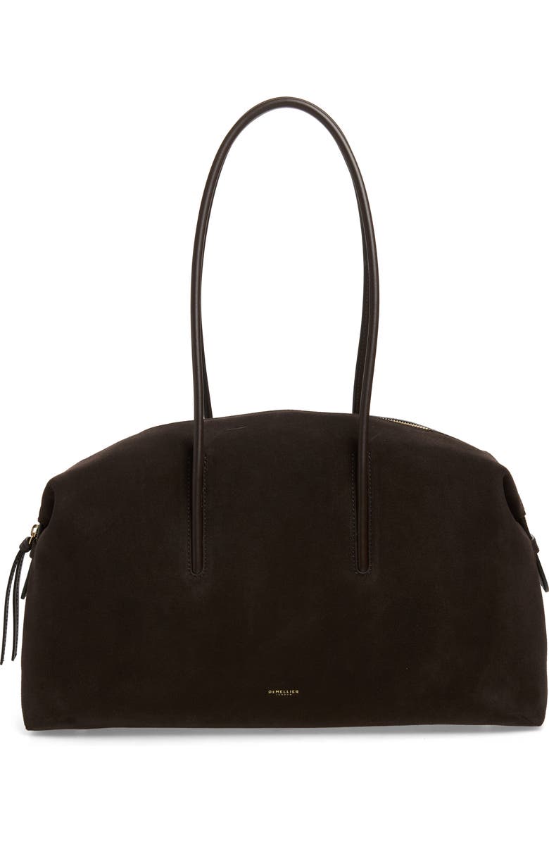 DeMellier The Stockholm Leather Top Handle Bag, Main, color, Dark Chocolate