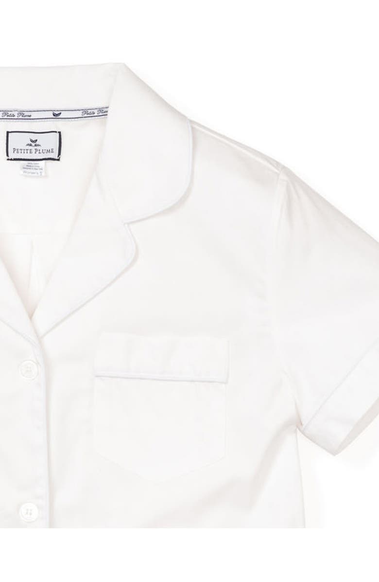Petite Plume Classic Cotton Short Pajamas, Alternate, color,