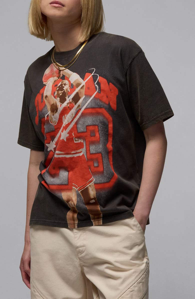 Jordan Shooting Threes Graphic T-Shirt, Main, color, 