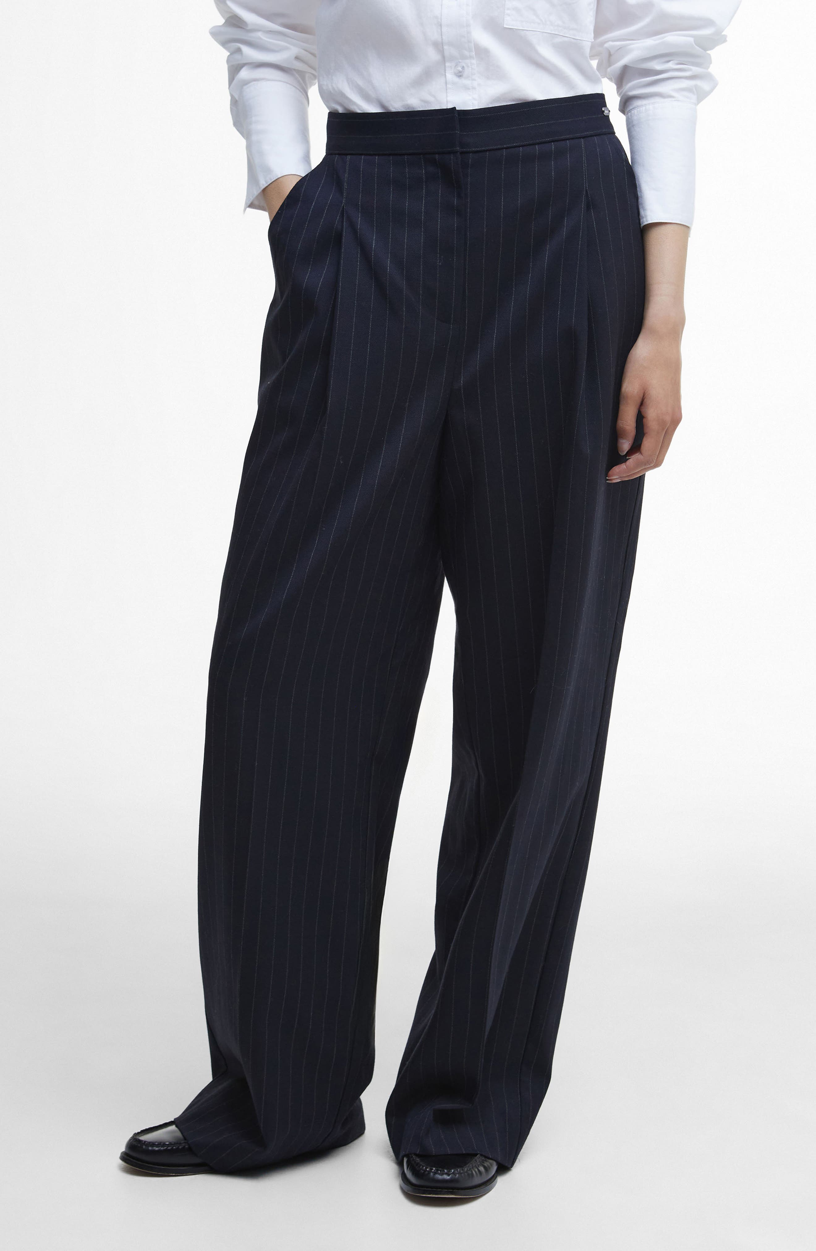 Barbour Carrie Pinstripe Pants