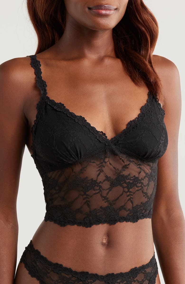 Honeydew Maria Lace Longline Bralette, Main, color, 