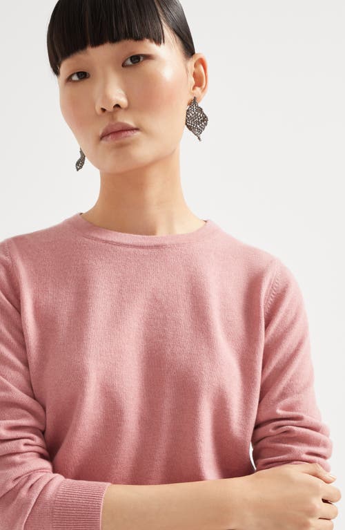 Brunello Cucinelli Cashmere Sweater In Pink