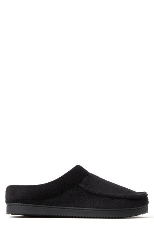 Dearfoams Corby Terry Clog Slipper In Black