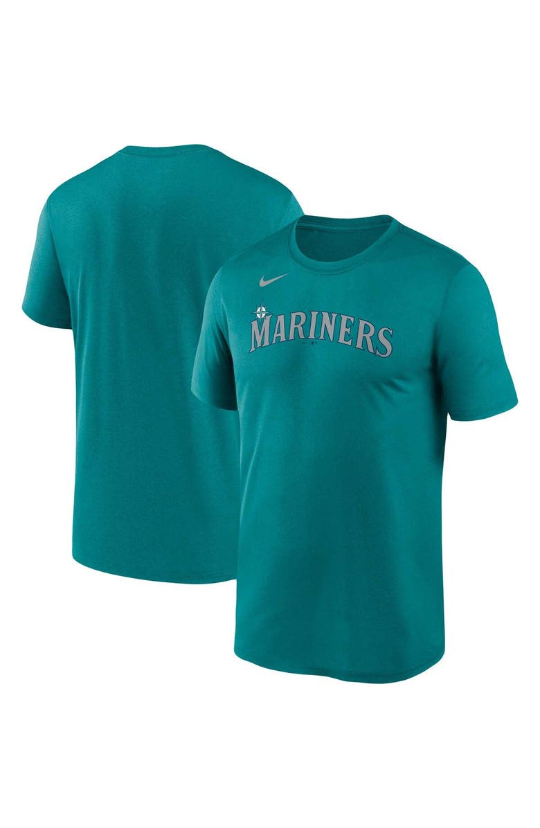 Nike Men's Nike Teal Seattle Mariners Wordmark Legend Performance Big & Tall T-Shirt, Alternate, color, 