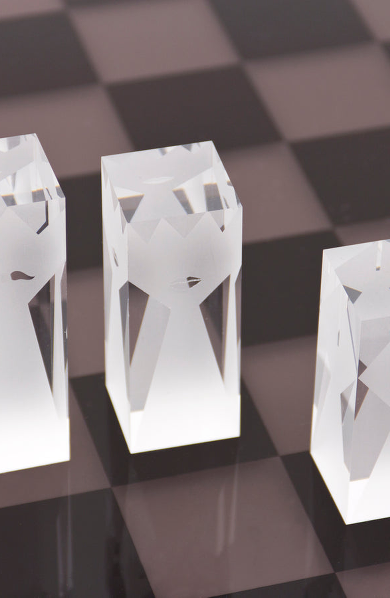 Jonathan Adler Acrylic Chess Set, Alternate, color, 