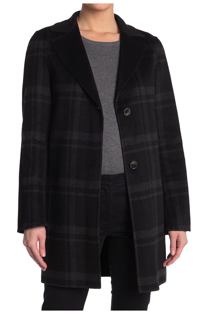 Tahari Jayden Plaid Topper, Main, color, 