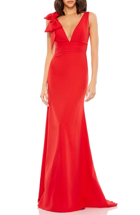 Nordstrom long red dress hotsell