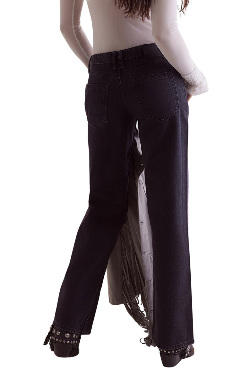 Free People Tennessee Low Rise Boyfriend Jeans, Alternate, color, Hideaway Black