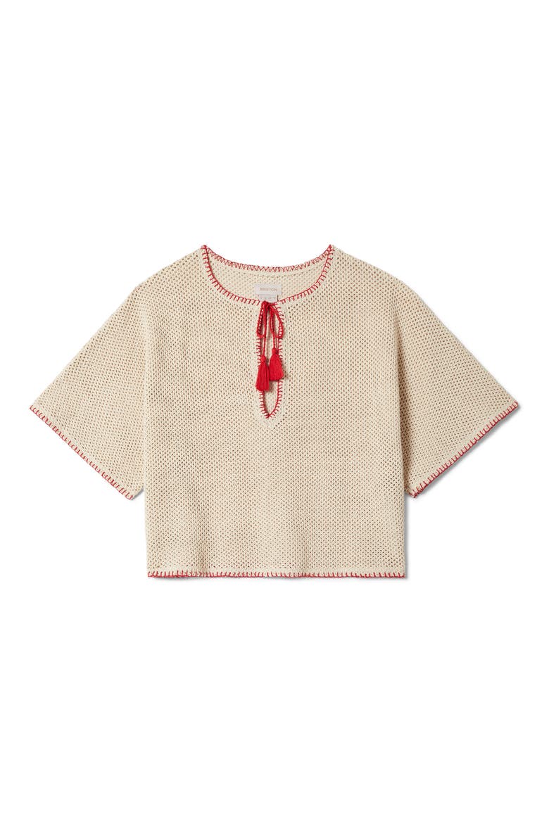 Mesh Knit Cover-Up Top, Alternate, color, TIMELESS TAUPE