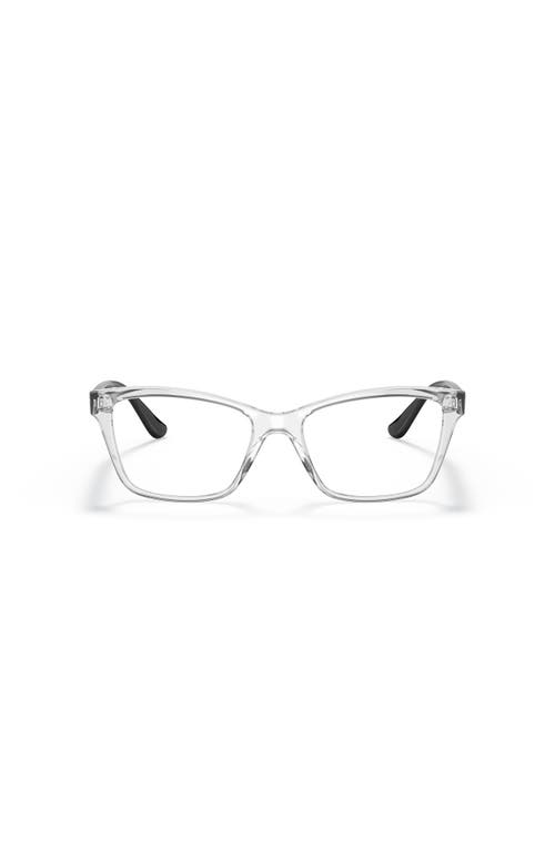 Vogue Eyewear 53mm Rectangle Optical Glasses In Gray