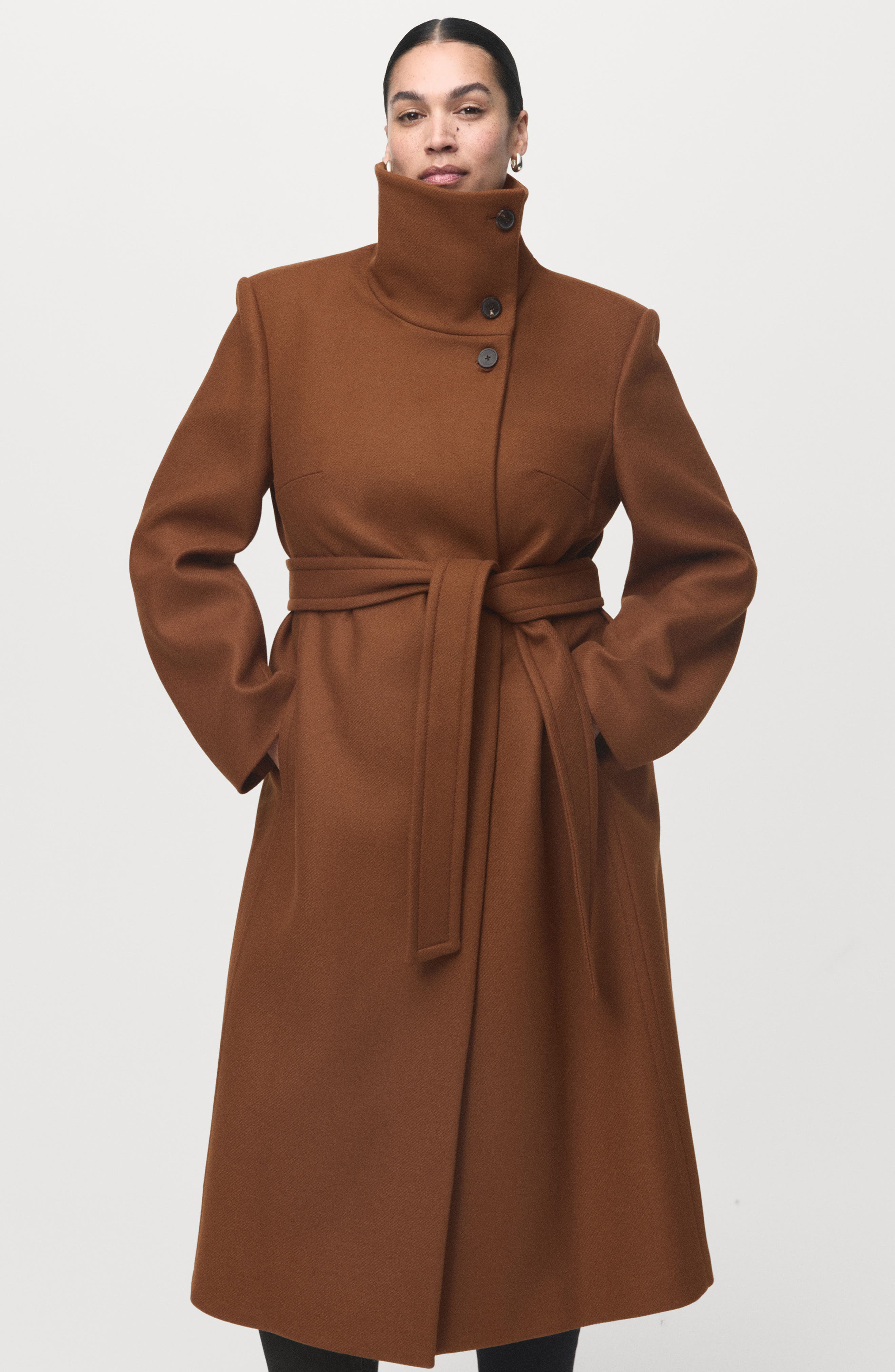 Manteco Virgin Wool Blend Coat - image 4