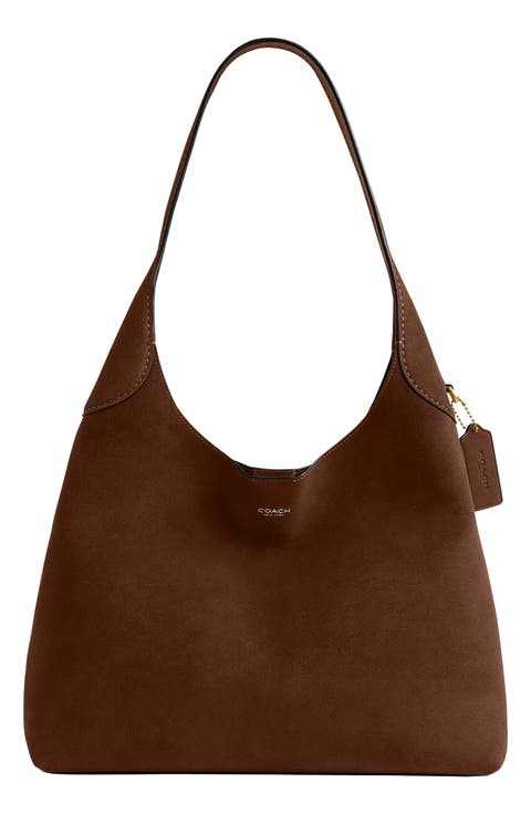 Brooklyn 34 Suede Shoulder Bag
