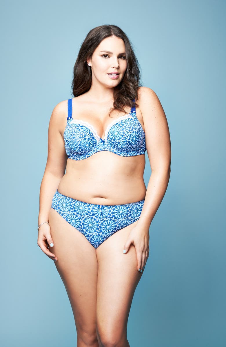 Elomi 'Tiffany' Underwire Plunge Bra, Alternate, color, 