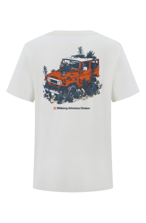 Billabong Kids' Abandon Adventure Division Graphic T-shirt In White