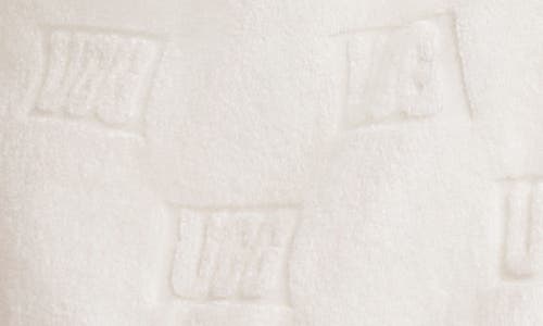Ugg Shirina Block Terry Cloth Pajama Top In White