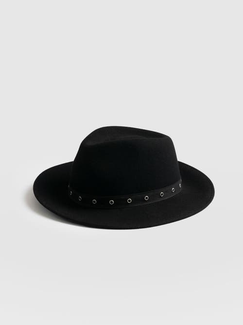 Saint And Sofia Saint + Sofia Ramona Studded Hat In Black