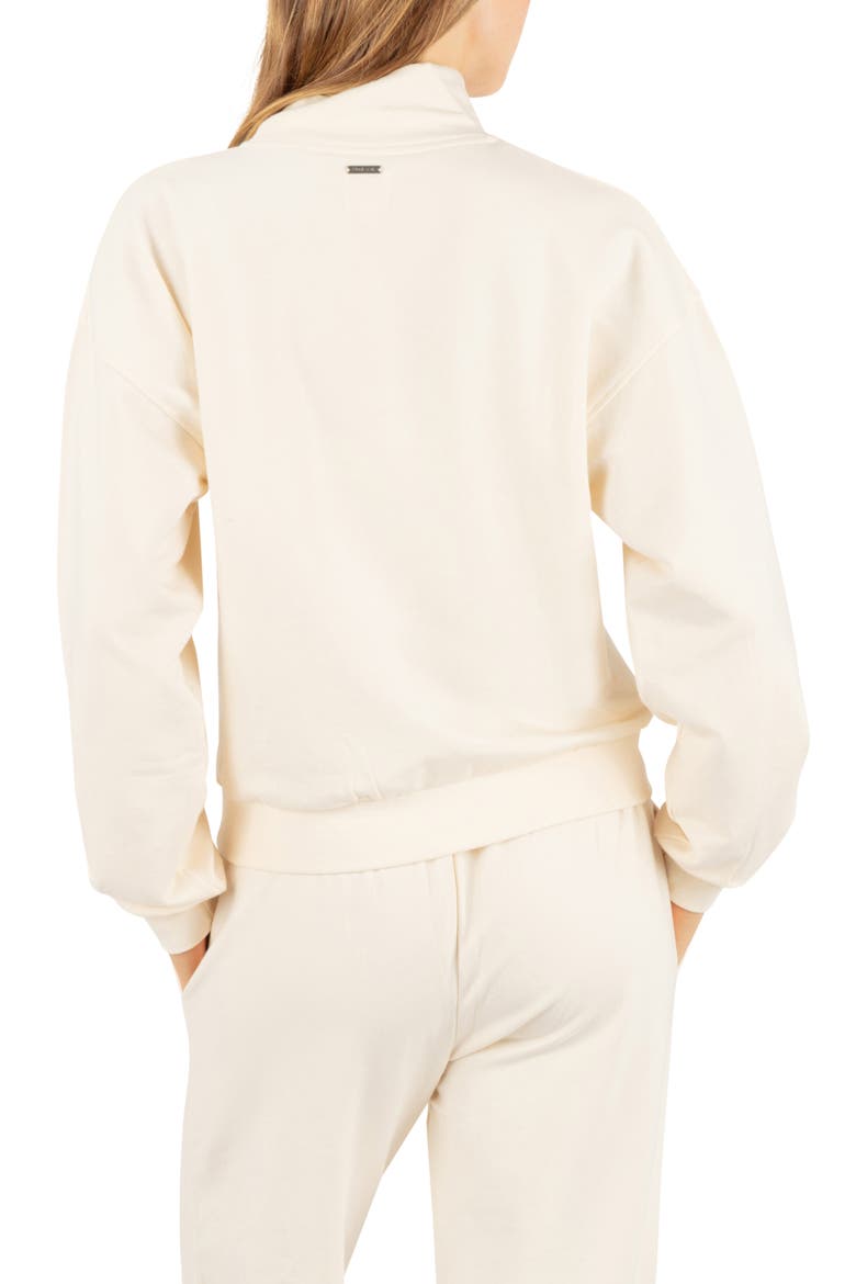 Island Life Quarter Zip Pullover, Alternate, color, CREAM