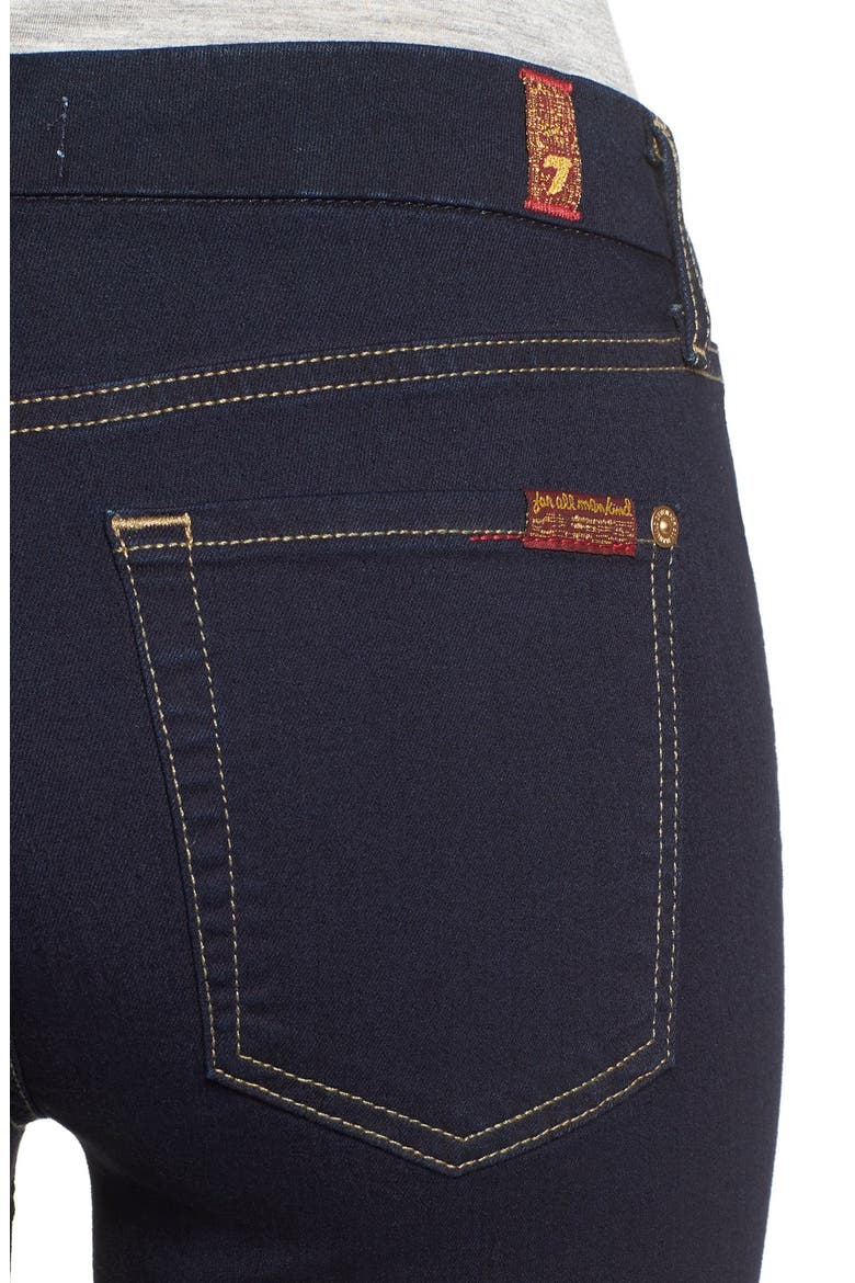 7 For All Mankind® 'b(air)' Skinny Jeans, Alternate, color, RINSED INDIGO