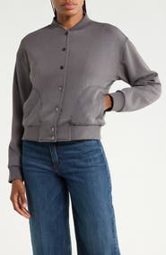 Scotch & Soda Jersey Bomber Jacket