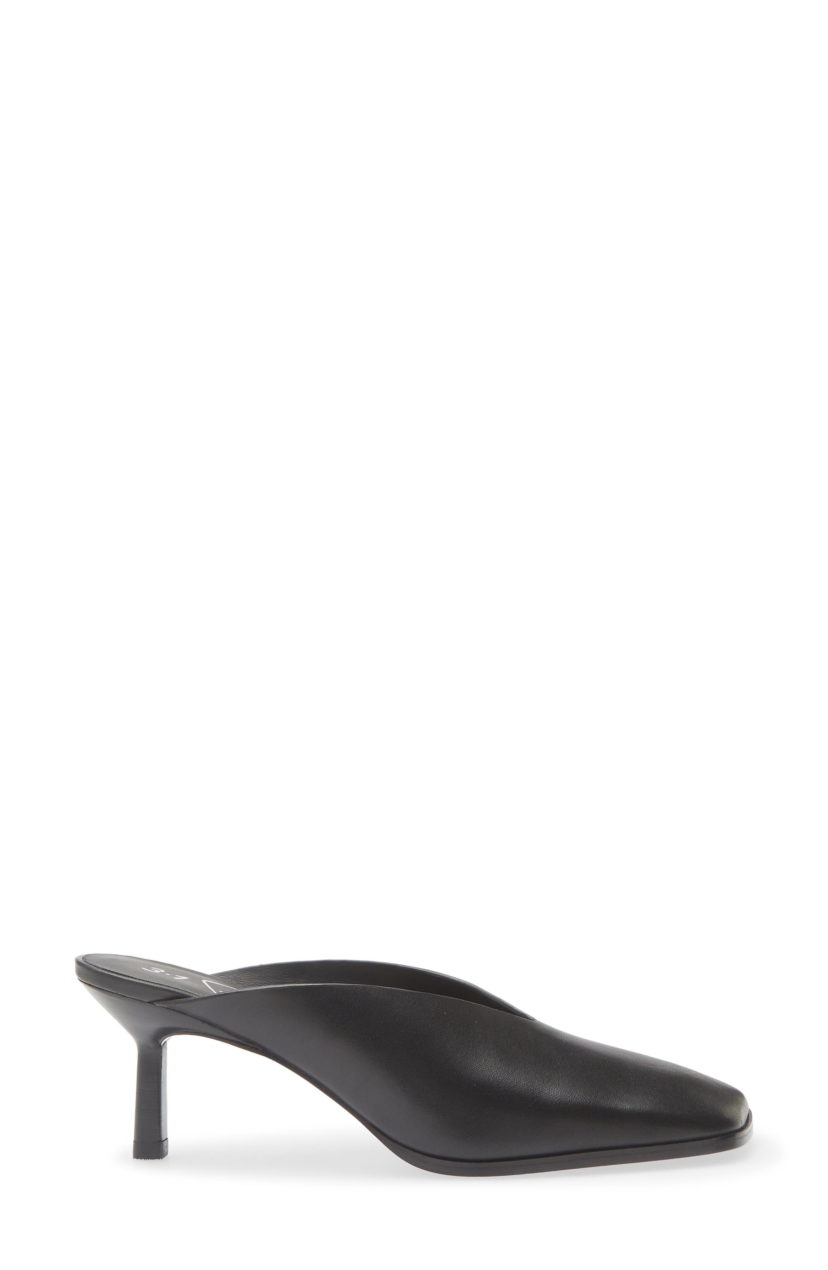 3.1 Phillip Lim Teardrop Mule, Alternate, color, Black