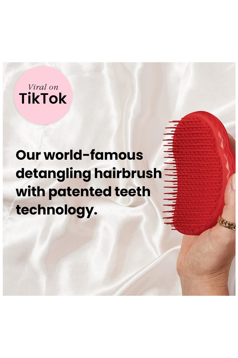 Salsa Red Thick & Curly Detangling Hair Brush, Alternate, color, RED