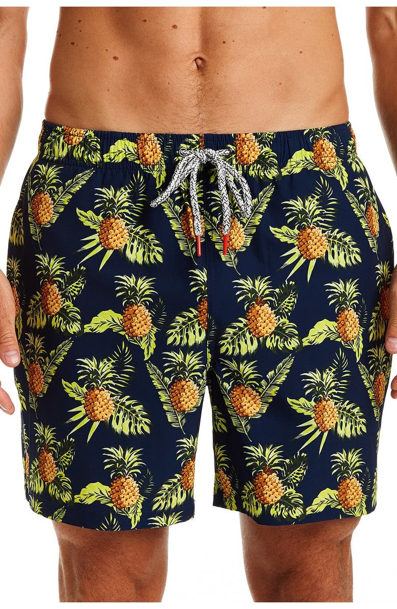 Rainforest Piña Colada Swim Trunks, Main, color, 