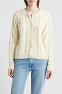 Pendleton Cable Knit Cotton Cardigan
