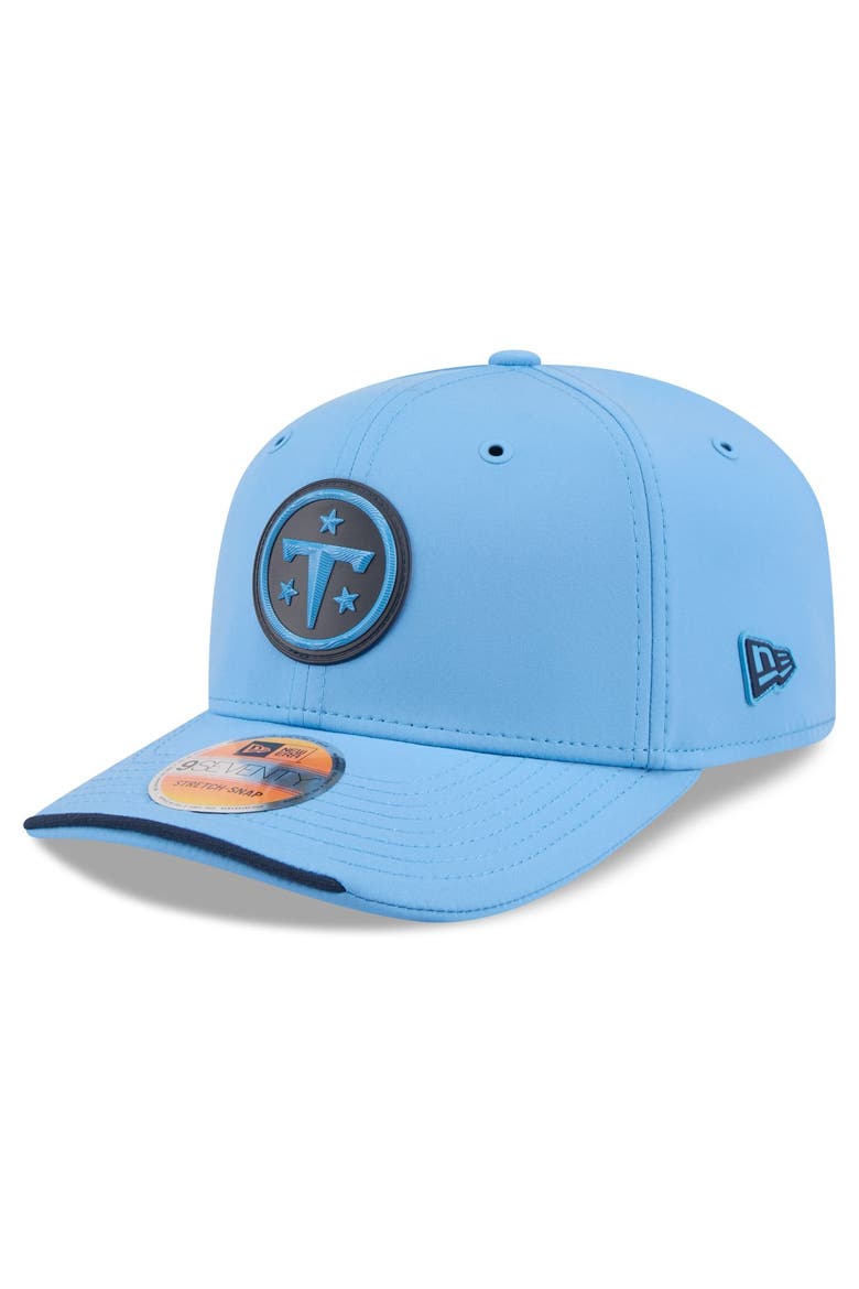 Men's New Era Light Blue Tennessee Titans 2026 Sideline 9SEVENTY Adjustable Hat, Main, color, Light Blue