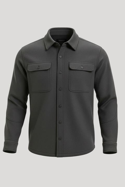 Park City Vegan Wool Shirt Jacket