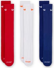 Nike Assorted 3-Pack Everyday Plus Cushion Crew Training Socks