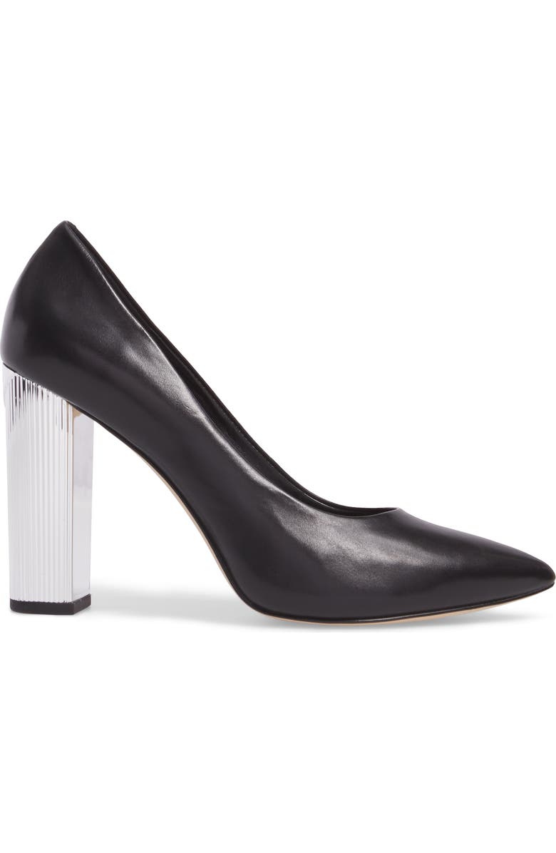 MICHAEL Michael Kors Paloma Metallic Heel Pump, Alternate, color,