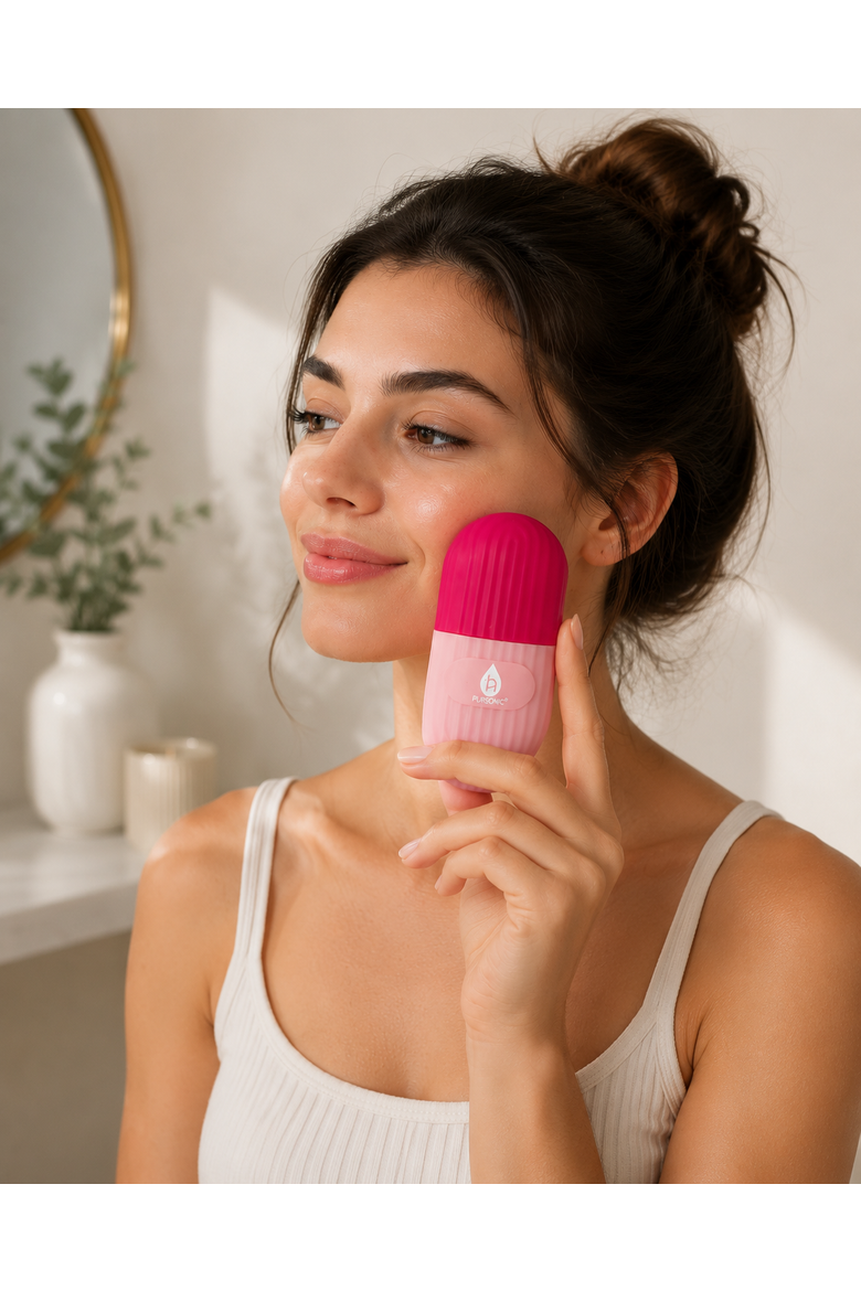 Ice Facial Roller for Face, Eyes & Neck, Alternate, color, Pink