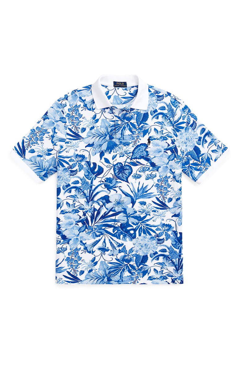 Polo Ralph Lauren Floral Mesh Polo, Alternate, color,