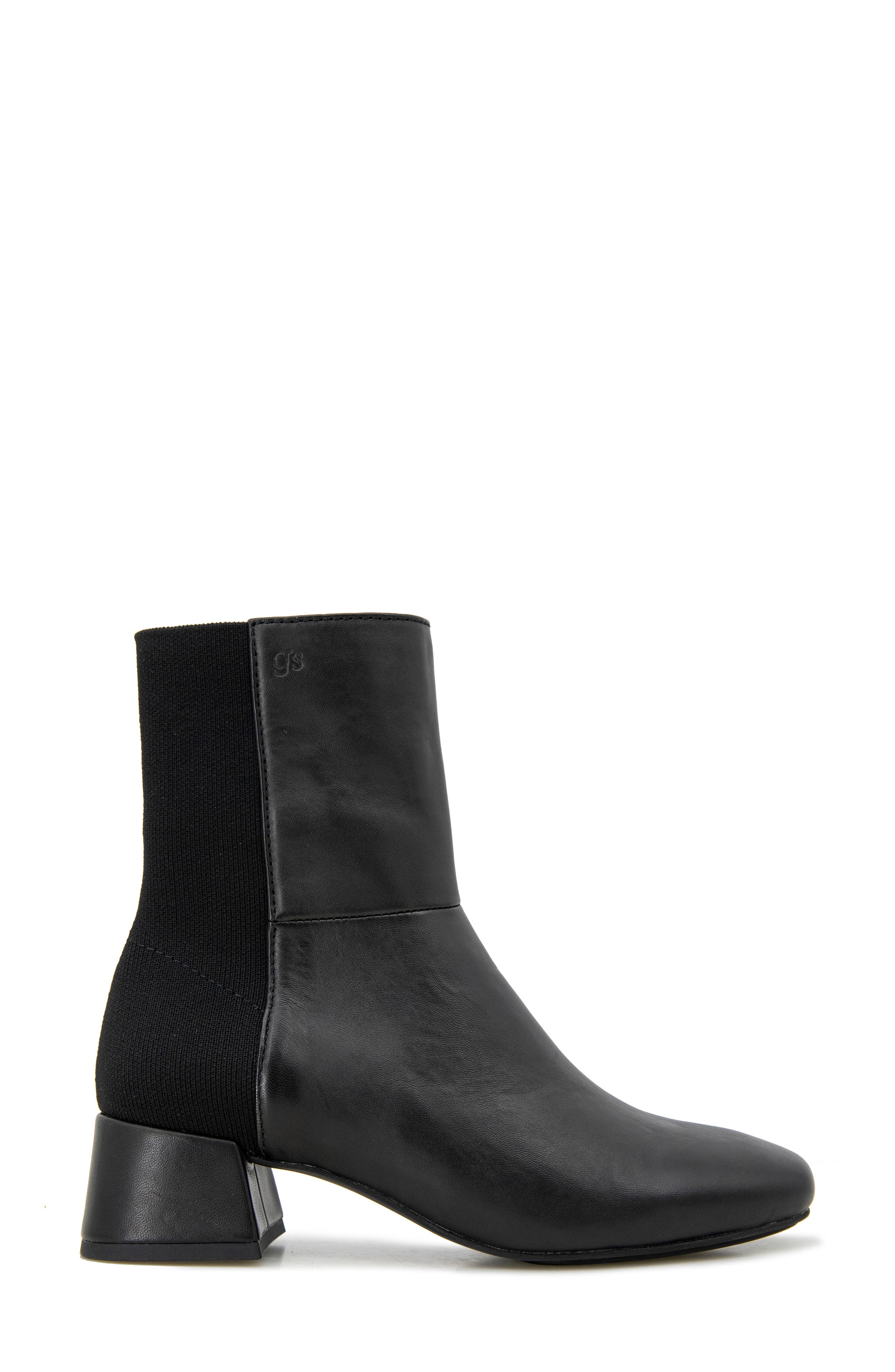 Gentle Souls Eileen Block Heel Bootie, Alternate, color, Black Leather