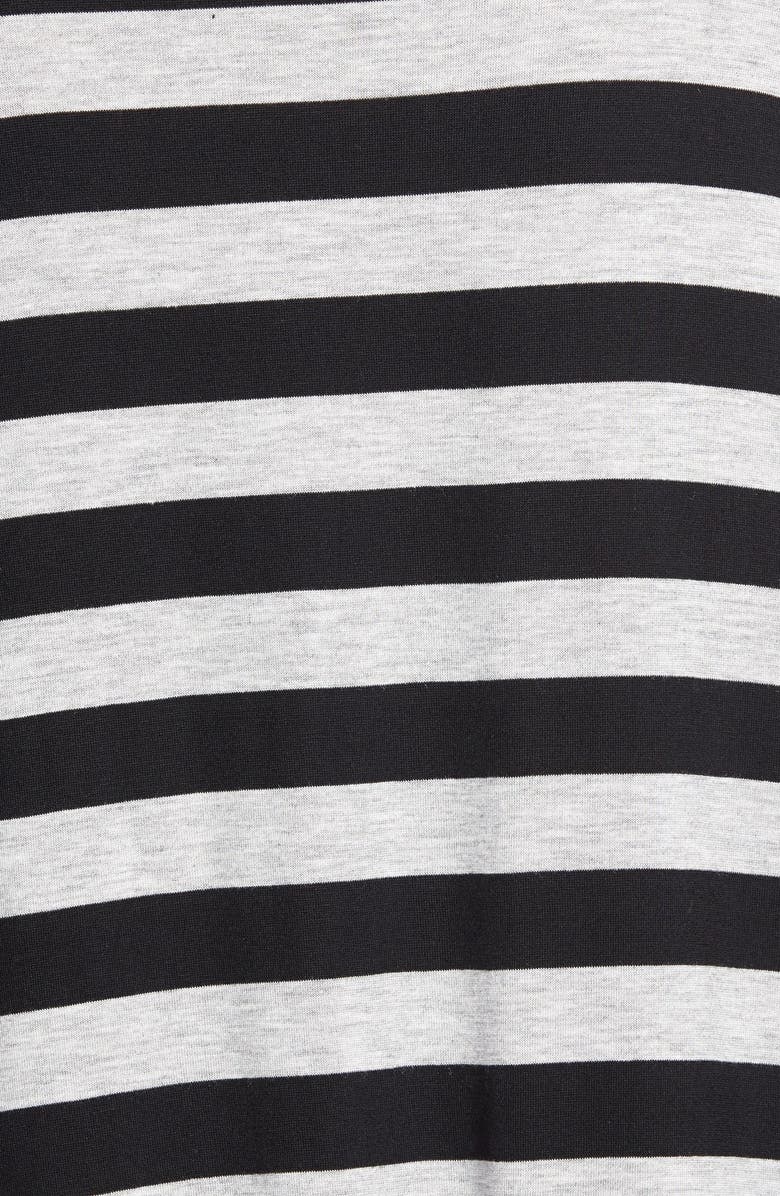 Bobeau Asymmetrical Stripe Tee, Alternate, color,