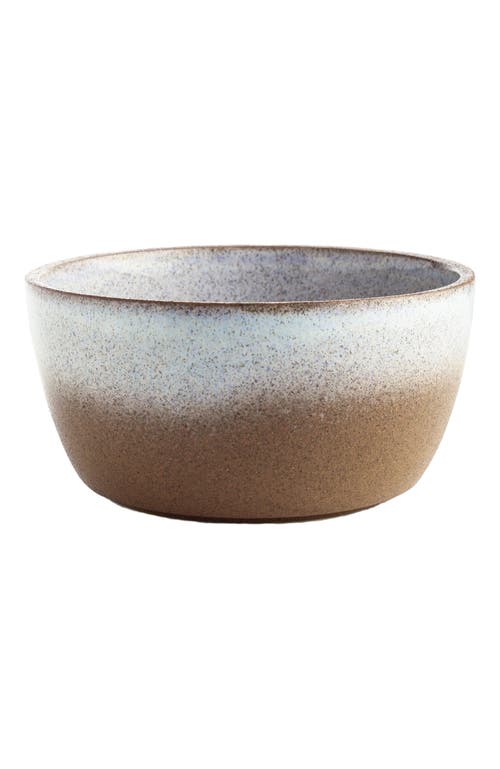 Stone Lain Vince Stoneware 4-piece Bowl Set In Brown