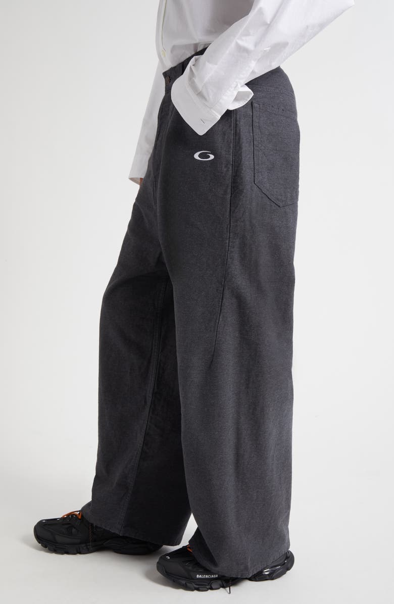 Balenciaga Trompe l'Oeil Jeans, Alternate, color, 1140 Anthracite