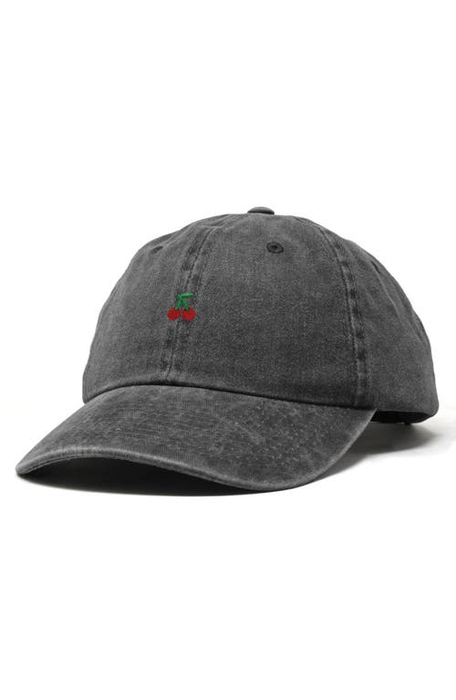 Dalix Lil Cherry Dad Cap In Black