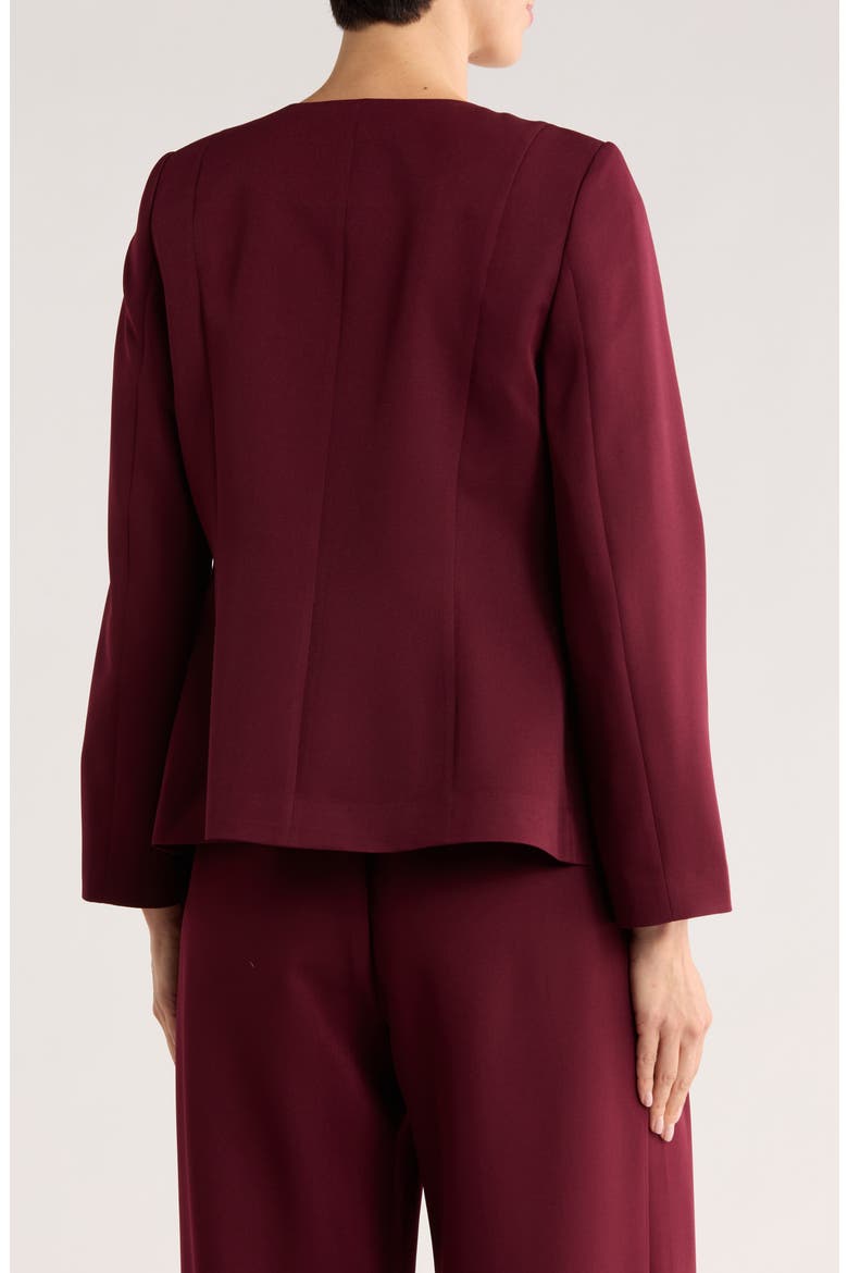 Hammered Button Cutaway Jacket, Alternate, color, BURGUNDY