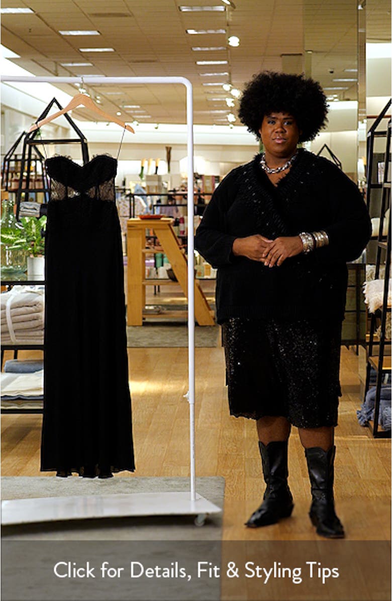 Lucienne Strapless Gown, sales video thumbnail