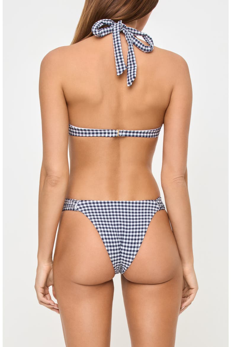 Isa Underwire Bikini Top, Alternate, color, ATTA GIRL GINGHAM