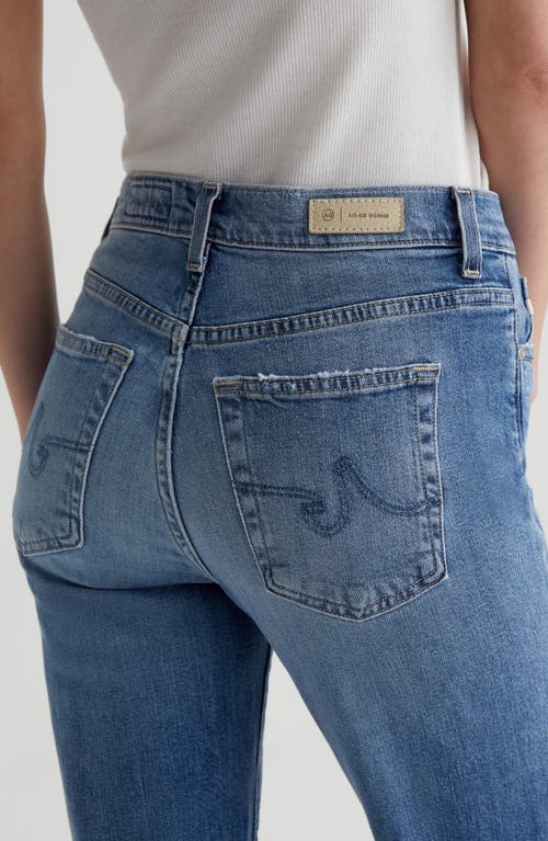 Ag Brinley Mid Rise Straight Crop Jeans In Multi