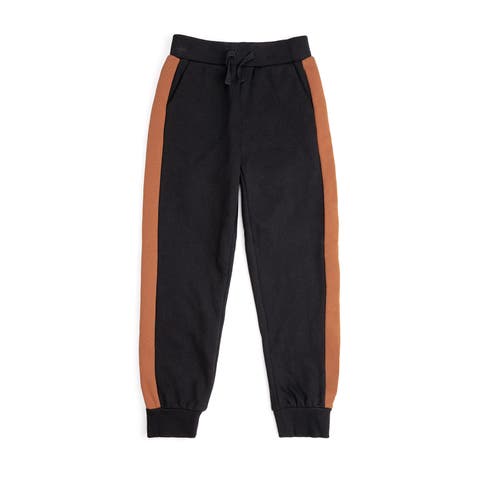 Black and Orange Striped Jogger