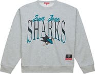 Mitchell & Ness Women's Mitchell & Ness  Heather Gray San Jose Sharks Hockey Night Sweatshirt