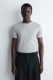 COS Slim Ribbed Cotton T-Shirt
